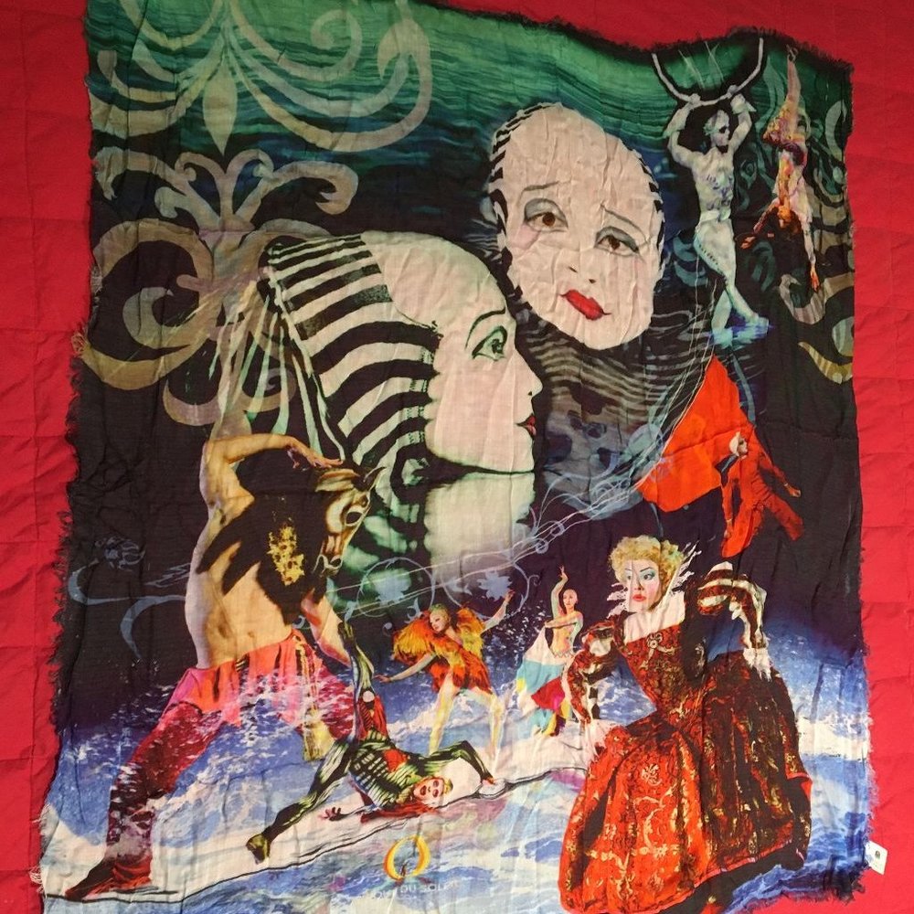 NWOT Cirque du Soleil "O" Scarf